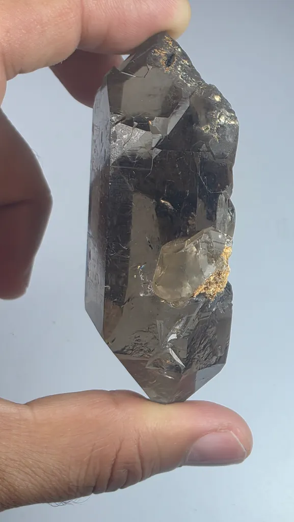 Smoky quartz with Hematite from Pakistan image