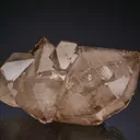 Smoky Quartz with Hematite on Dolomite - image 1