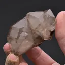 Smoky Quartz with Hematite on Dolomite - image 2