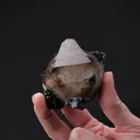 Smoky Quartz with Hematite var. Specularite - image 2