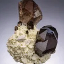 Smoky Quartz with Microcline on Albite - image 1