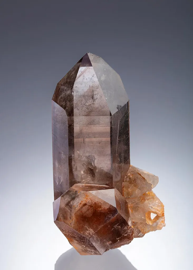 Smoky Quartz with Phantoms image