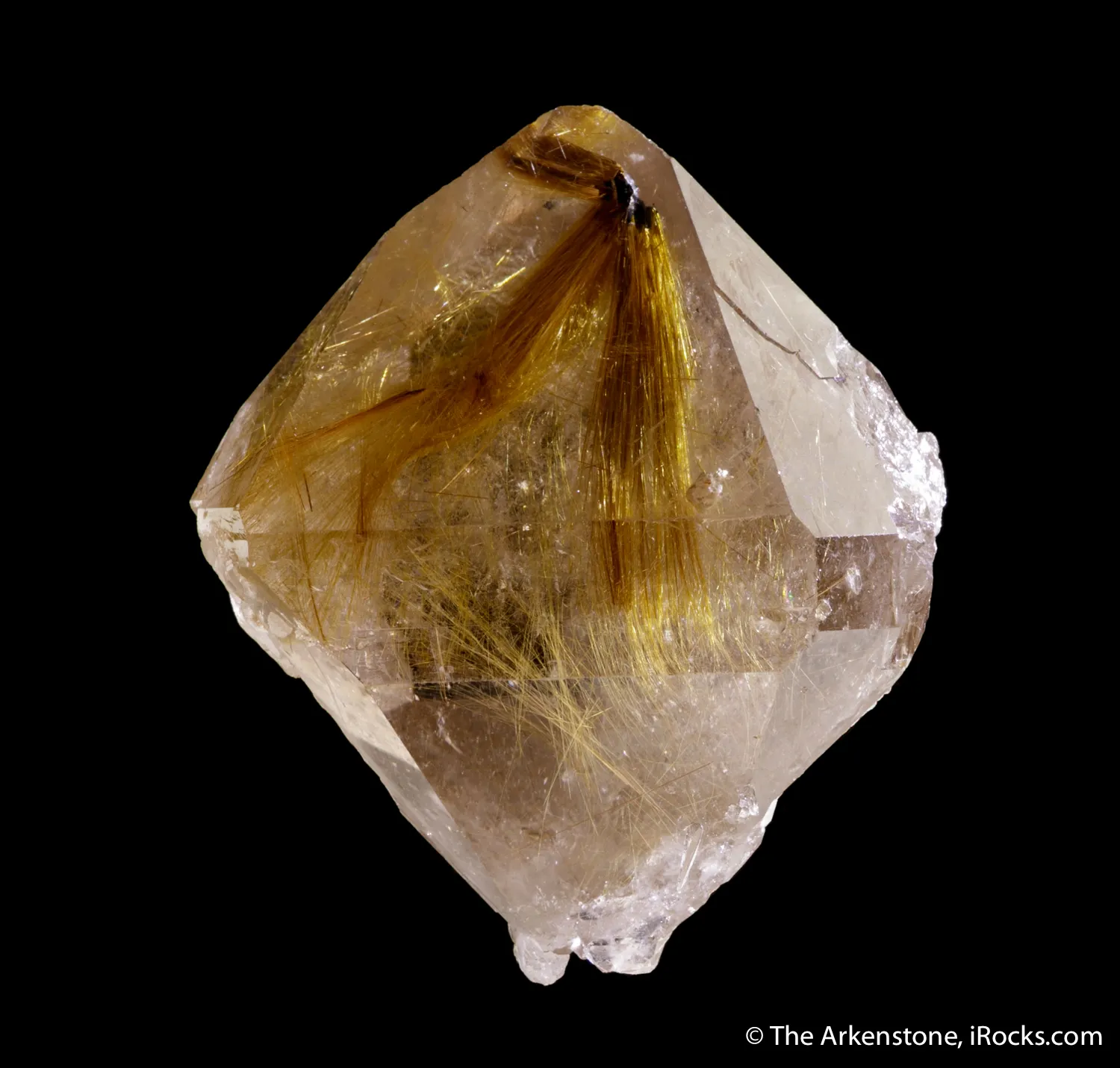 Smoky Quartz with Rutile and Hematite inclusion - image 2