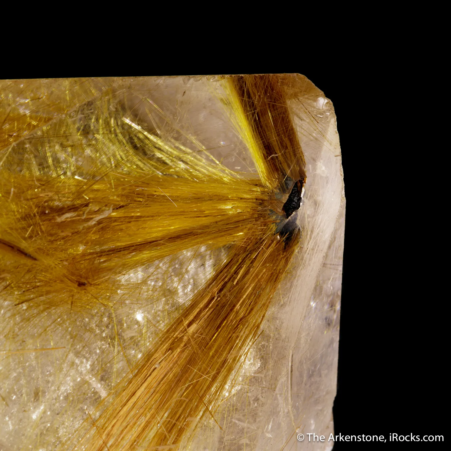 Smoky Quartz with Rutile and Hematite inclusion - image 3