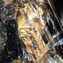 Smoky quartz  with soil inclusions and triangles marks - image 8