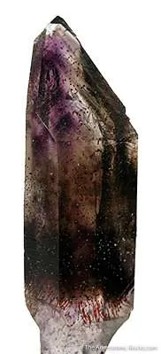 Smoky Quartz/Amethyst Scepter With Hematite Inclusions - image 2