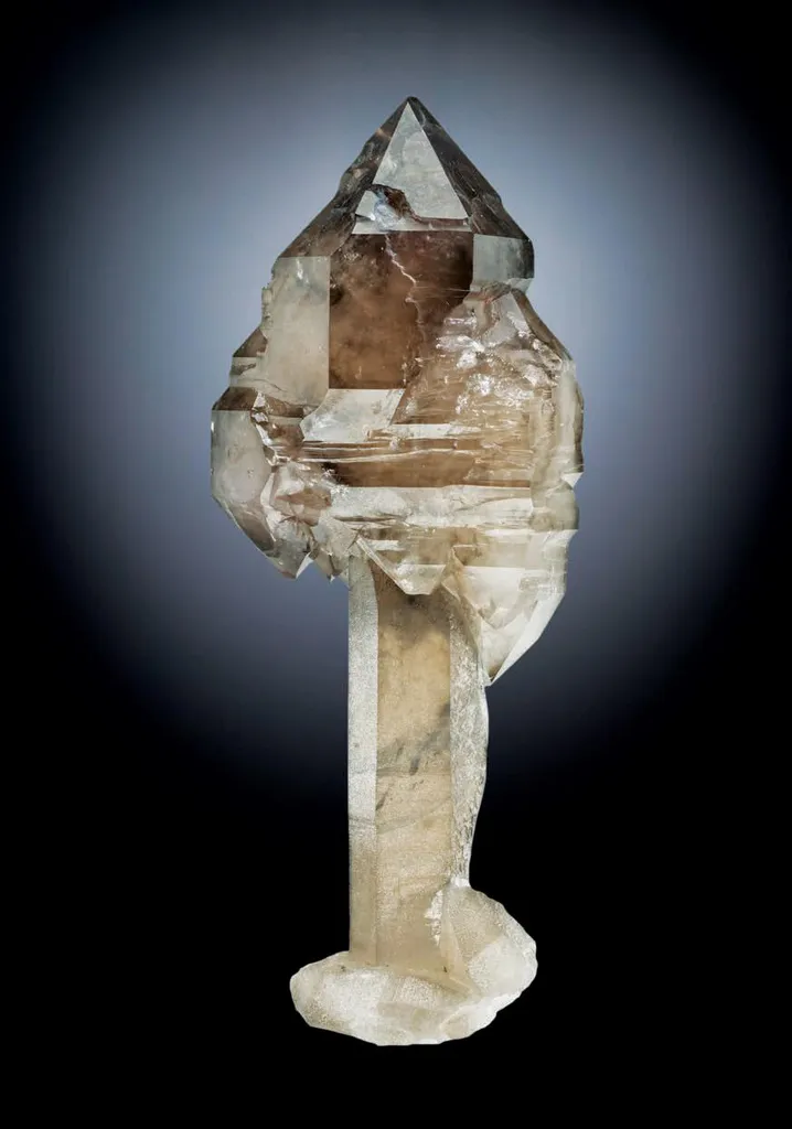 Smoky/Amethyst Quartz scepter image