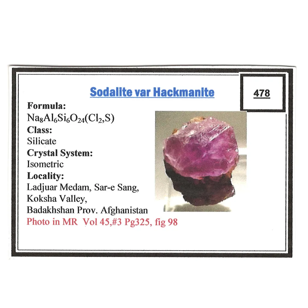 Sodalite var. Hackmanite - image 5