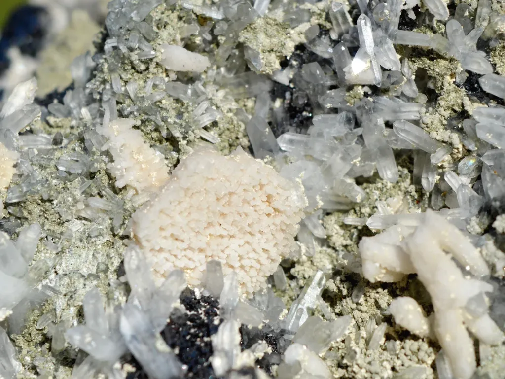 Spalerite var. Marmatite & Quartz calcite 1610 grams - Cavnic Mine, Cavnic, Maramureș, Romania - image 4