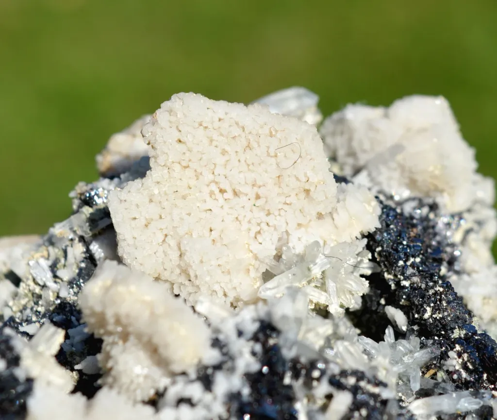 Spalerite var. Marmatite & Quartz calcite 1610 grams - Cavnic Mine, Cavnic, Maramureș, Romania - image 6