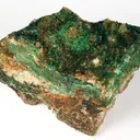 Spangolite, Brochantite, Quartz - image 1