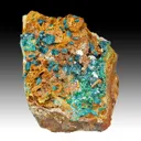 Spangolite from Blanchard Mine, Bingham, Hansonburg District, Socorro County, New Mexico, USA - image 1