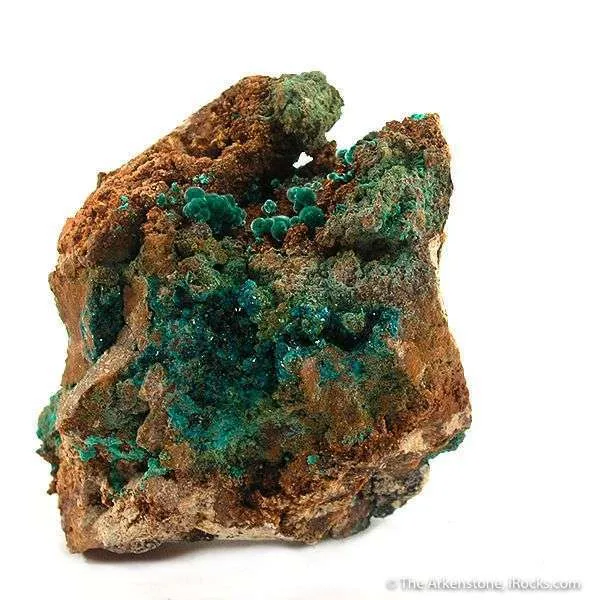 Spangolite, Malachite image