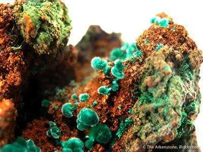 Spangolite, Malachite - image 3