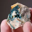 Spangolite with Brochantite - image 2