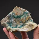 Spangolite with Brochantite - image 2