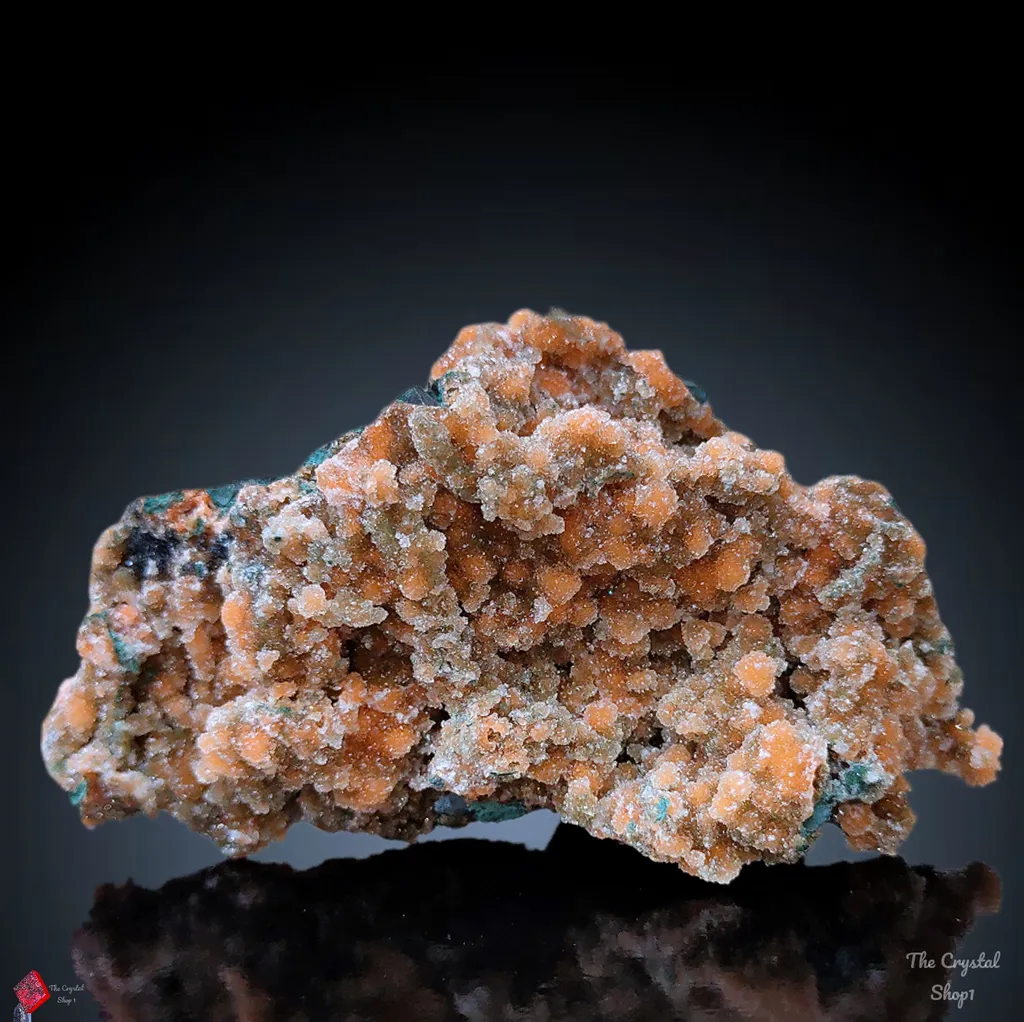 Sparkle ✨ Orange Chalcedony on Heulandite Matrix Natural Mineral specimen. - image 9