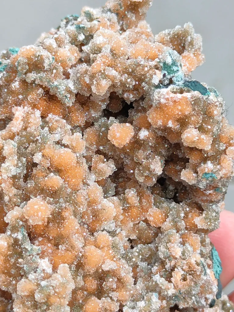Sparkle ✨ Orange Chalcedony on Heulandite Matrix Natural Mineral specimen. - image 6