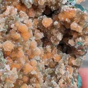 Sparkle ✨ Orange Chalcedony on Heulandite Matrix Natural Mineral specimen. - image 3