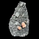 Sparkling Black Chalcedony Plate with Stilbite & Cubic Apophyllite – Rare Cabinet Mineral Specimen from Nashik - image 1