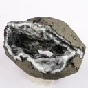 Sparkling Chalcedony Geode Natural Mineral Specimen - image 2