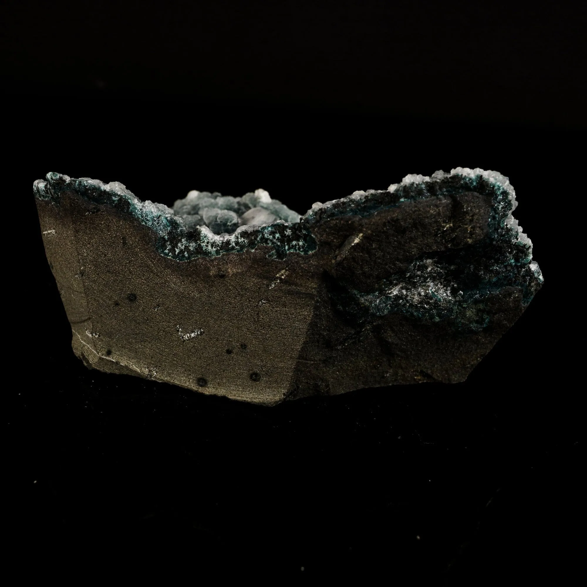 Sparkling Chalcedony Geode Natural Mineral Specimen - image 5