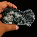 Sparkling Chalcedony Geode Natural Mineral Specimen - image 4