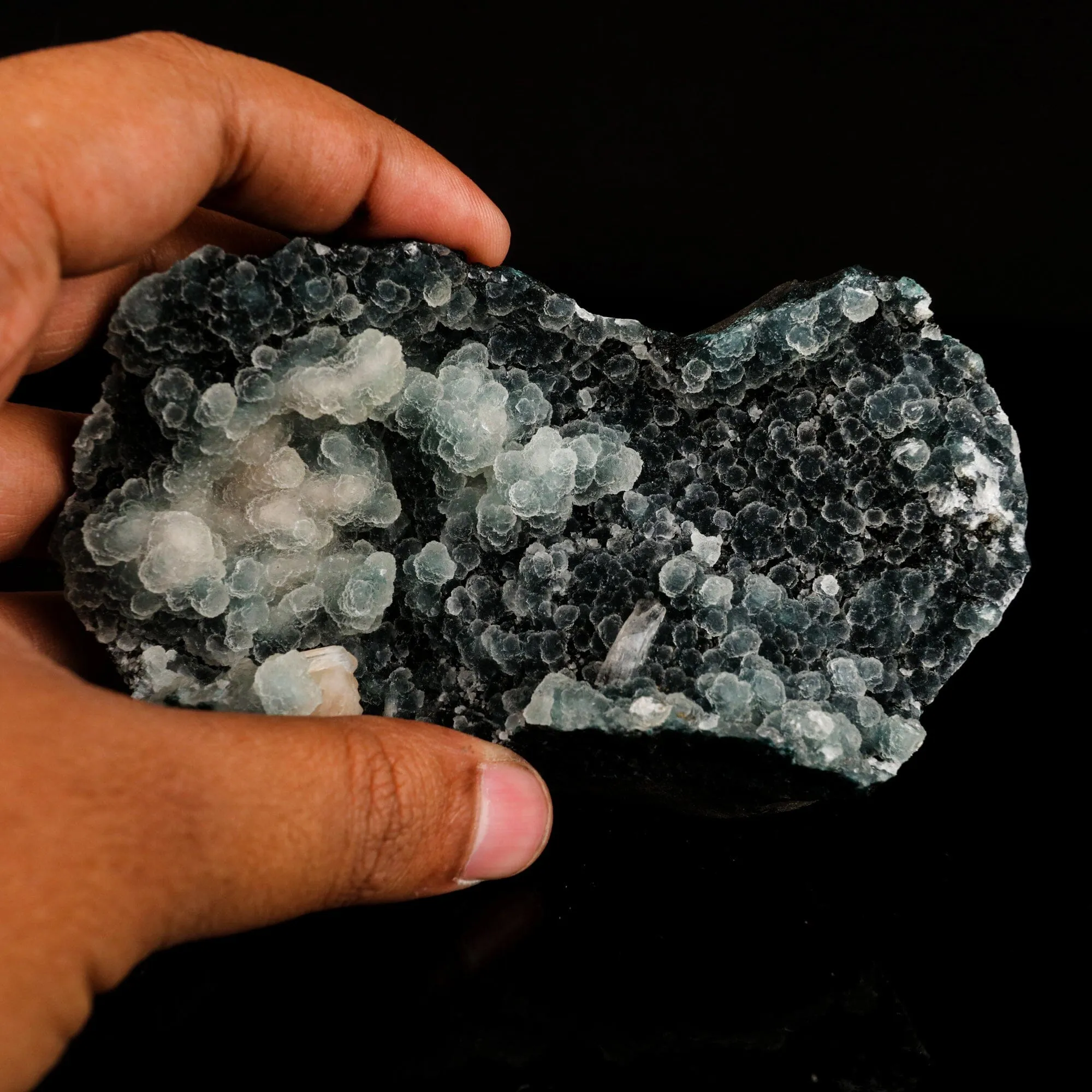 Sparkling Chalcedony Geode Natural Mineral Specimen - image 4