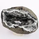 Sparkling Chalcedony Geode Natural Mineral Specimen - image 1