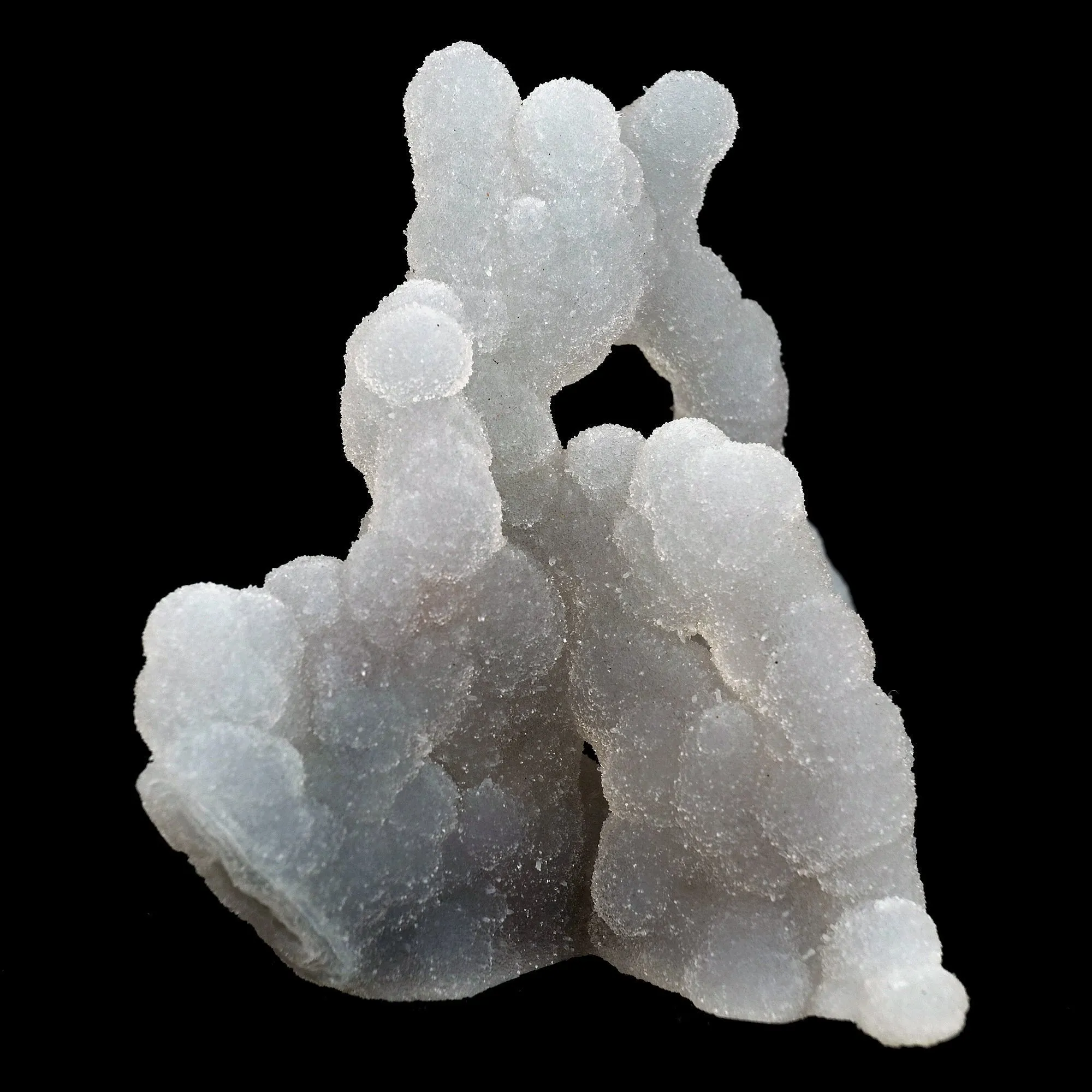 Sparkling Chalcedony Stalactites Sculpture Formation Natural Mineral Specimen - image 2