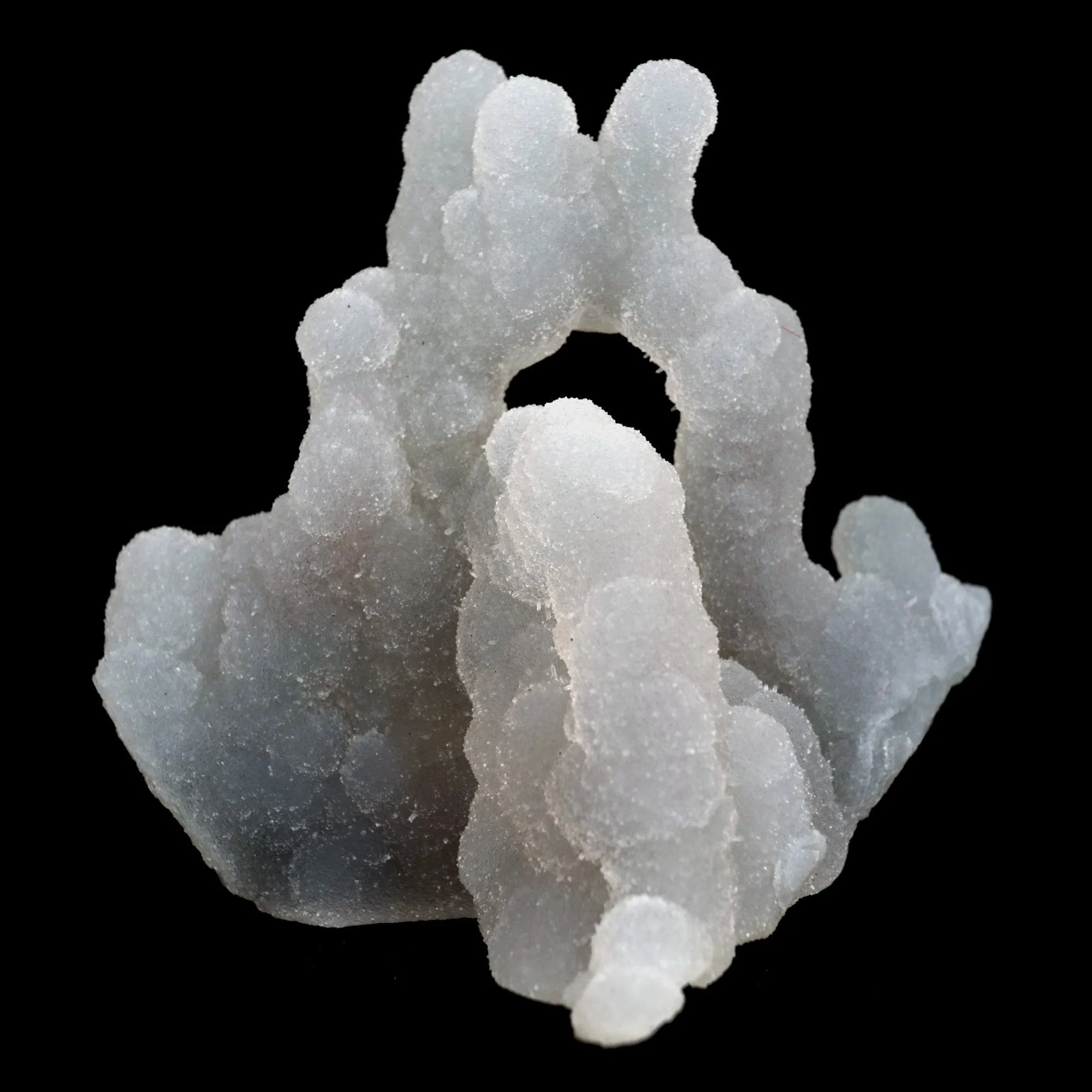 Sparkling Chalcedony Stalactites Sculpture Formation Natural Mineral Specimen - image 1