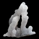 Sparkling Chalcedony Stalactites Sculpture Formation Natural Mineral Specimen - image 3