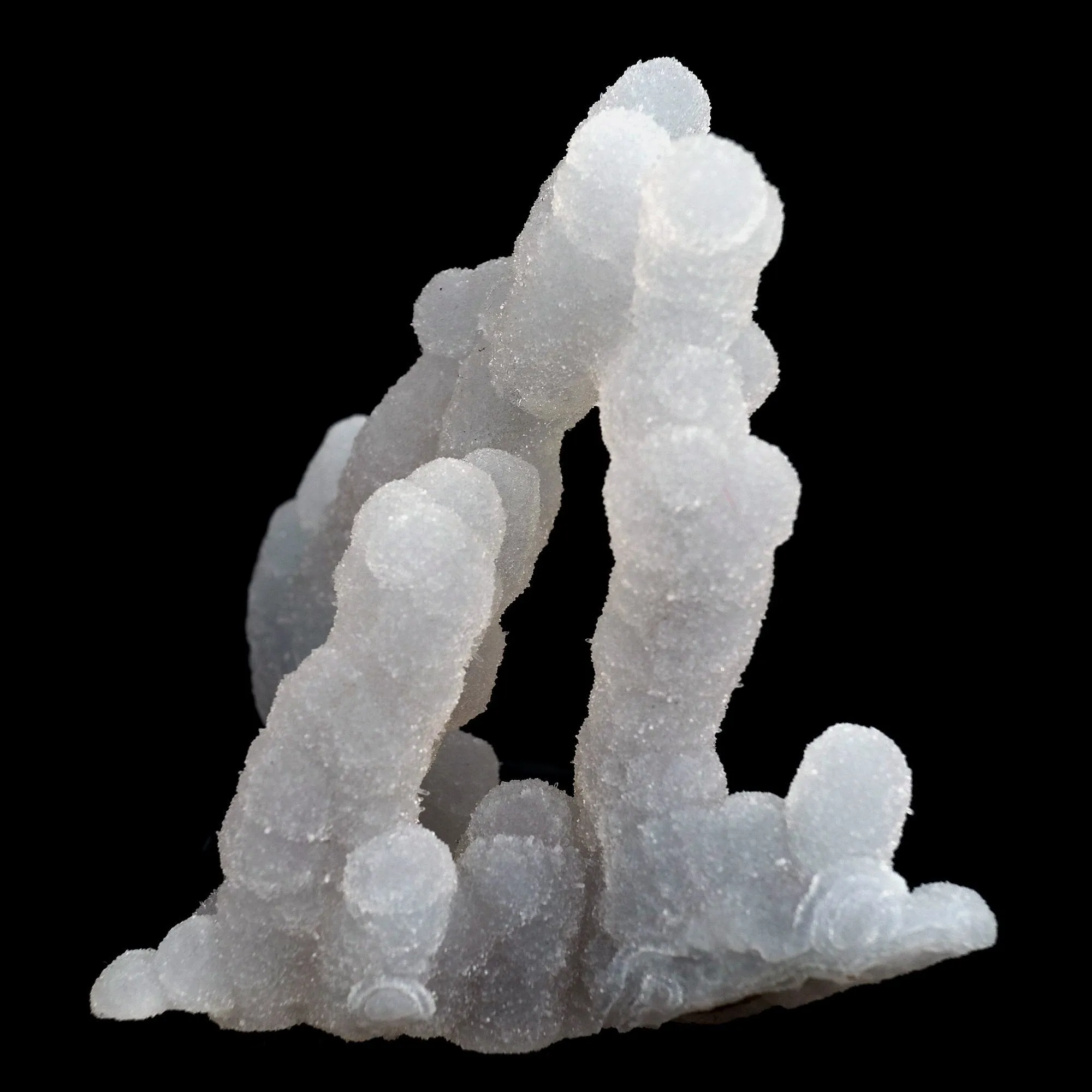 Sparkling Chalcedony Stalactites Sculpture Formation Natural Mineral Specimen - image 3
