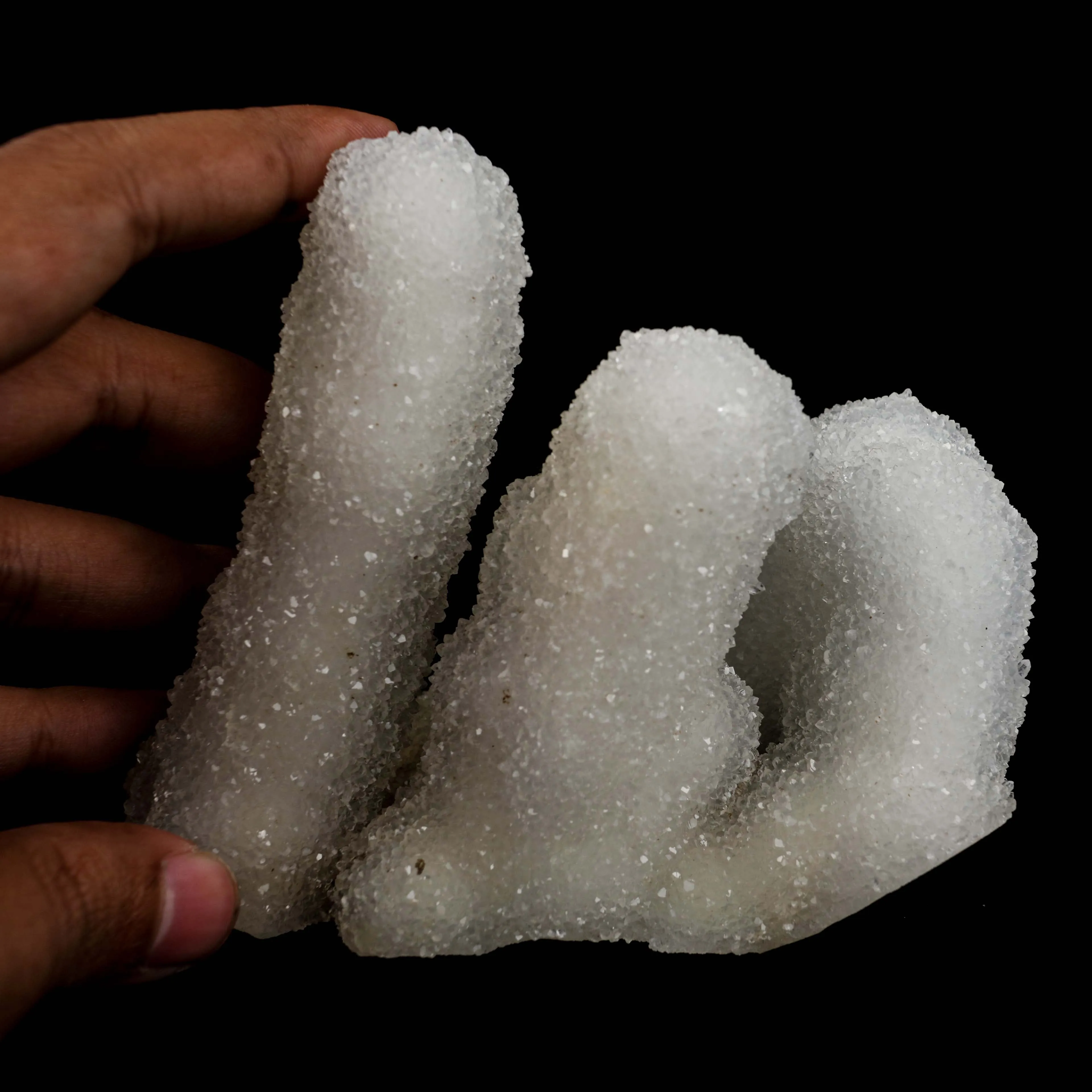 Sparkling MM Quartz Coral Formation Natural Mineral Specimen - image 4