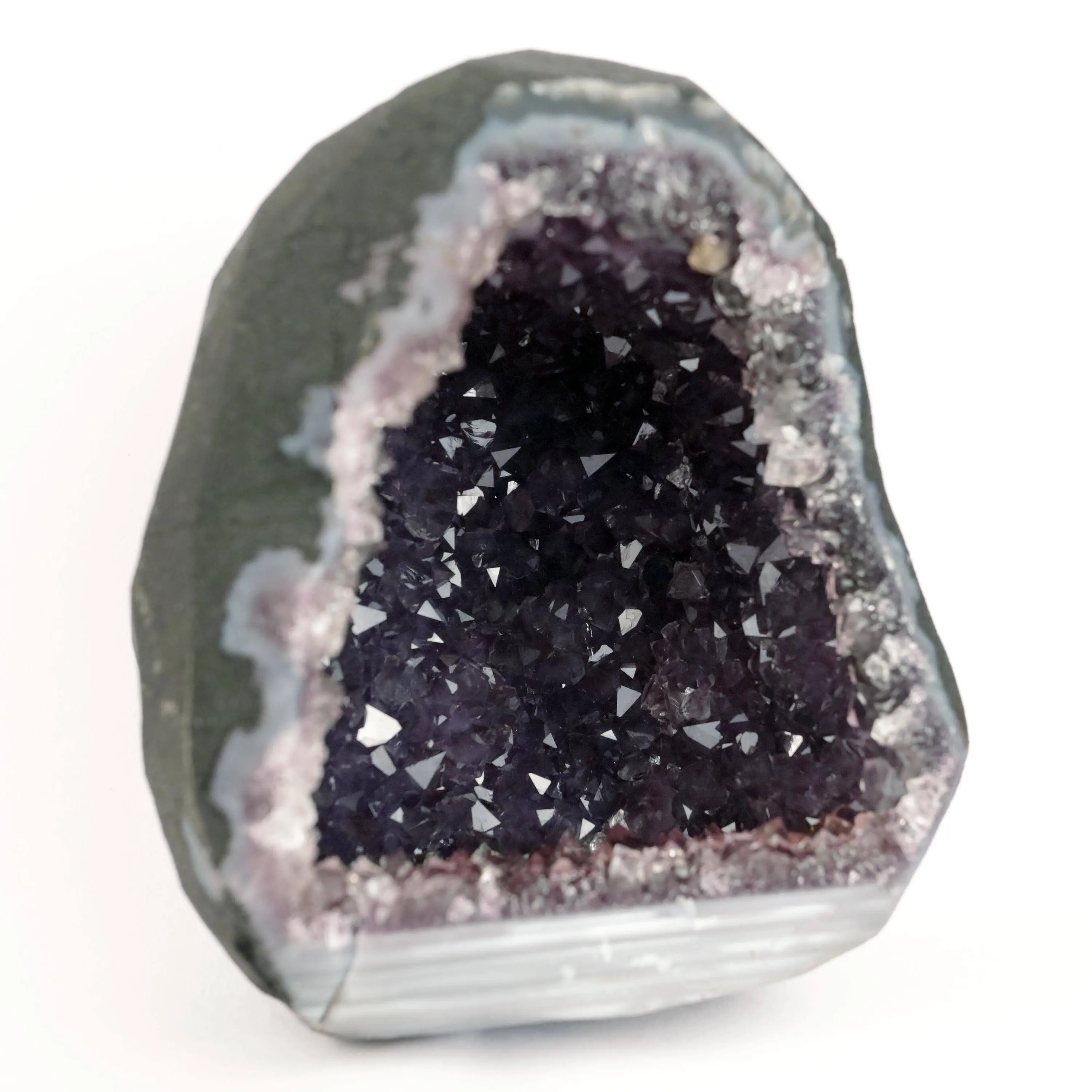 Sparkling Purple Amethyst Geode Natural Mineral Specimen - image 3