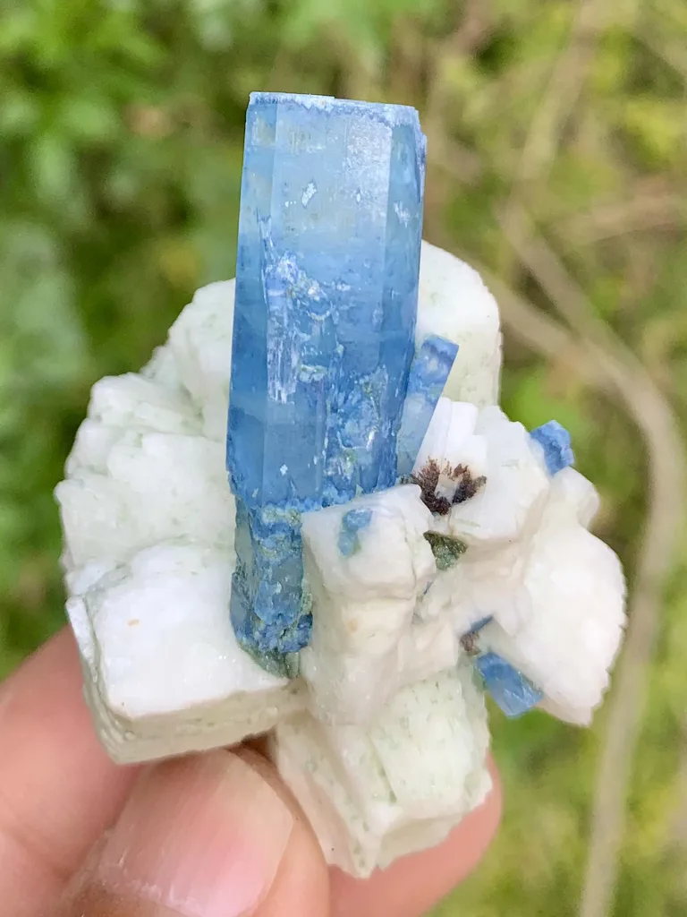 Aquamarine from Haramosh Mts., Roundu District, Gilgit-Baltistan, Pakistan