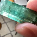 Spectacular Glowing Electric Blue Tourmaline from Afghanistan - 10075 - image 5