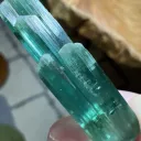 Spectacular Glowing Electric Blue Tourmaline from Afghanistan - 10075 - image 2