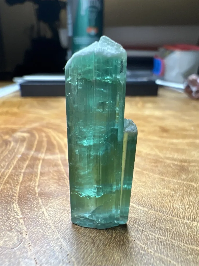 Spectacular Glowing Electric Blue Tourmaline from Afghanistan - 10075 - image 7