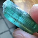 Spectacular Glowing Electric Gemmy Blue Tourmaline from Afghanistan - 10076 - image 2