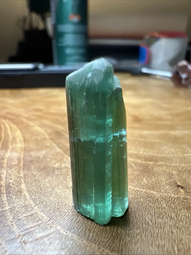 Spectacular Glowing Electric Gemmy Blue Tourmaline from Afghanistan - 10076 - image 7
