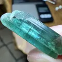 Spectacular Glowing Electric Gemmy Blue Tourmaline from Afghanistan - 10076 - image 4