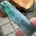 Spectacular Zoned Electric Blue Tourmaline from Afghanistan - 10073 - image 1