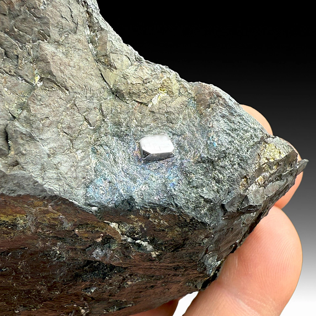 Sperrylite from Oktyabrsky Mine, Talnakh Cu-Ni Deposit, Norilsk-Talnakh Mining Region - image 1