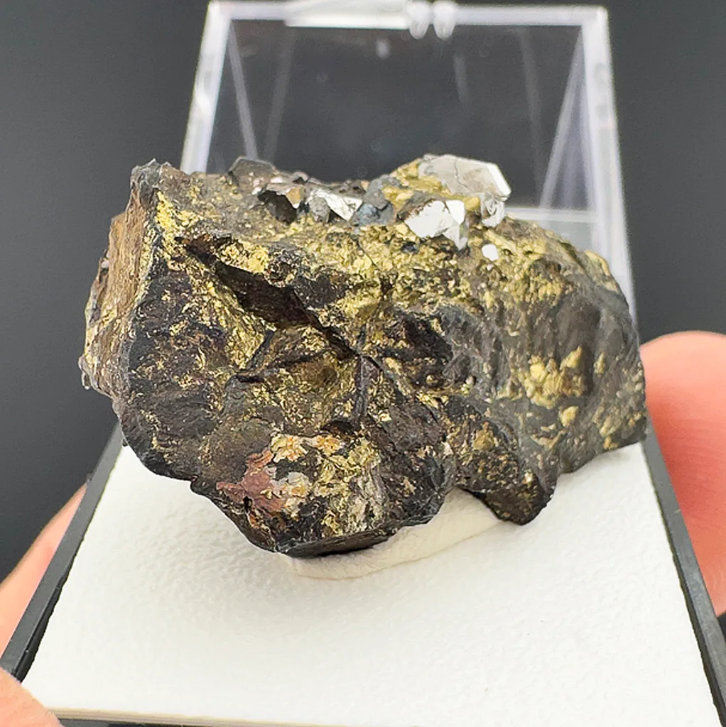 Sperrylite from Talnakh, Taimyr, Krasnoyarsk Krai, Russia, Oktyabrsky Mine, Talnakh Cu-Ni Deposit, Norilsk-Talnakh Mining Region image