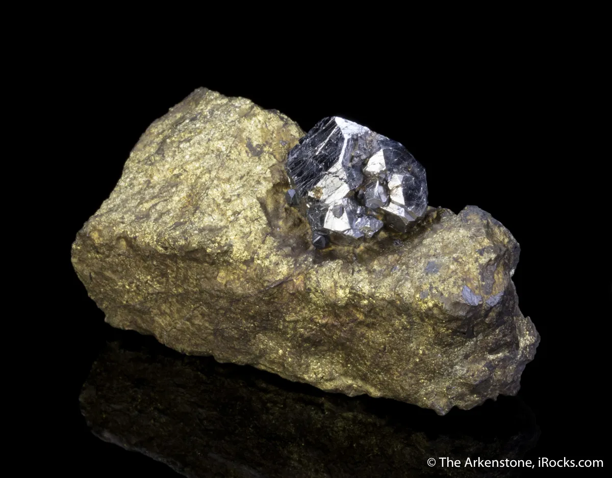 Sperrylite on Chalcopyrite - image 2