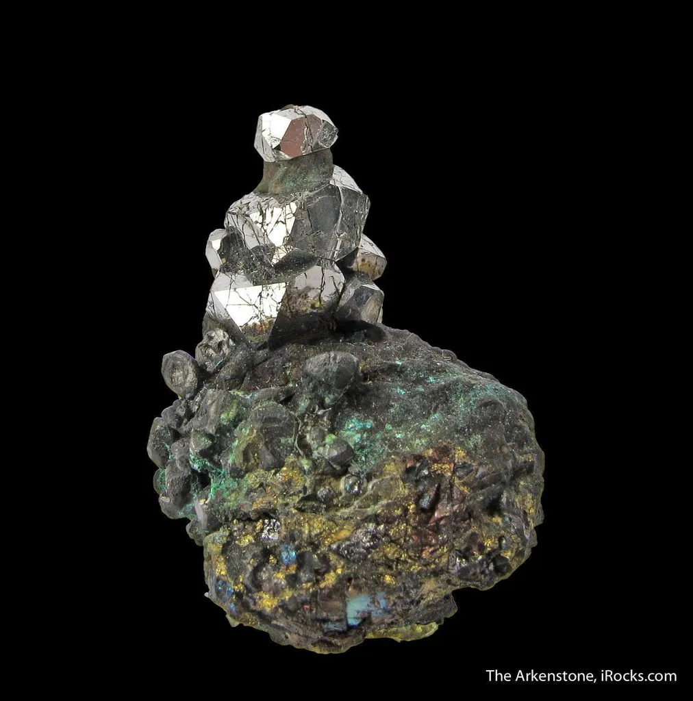 Sperrylite on Chalcopyrite image