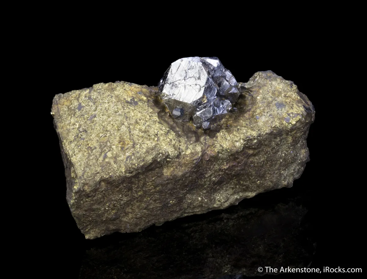 Sperrylite on Chalcopyrite - image 3