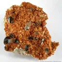 Spesartine Garnet With Smoky Quartz - image 1