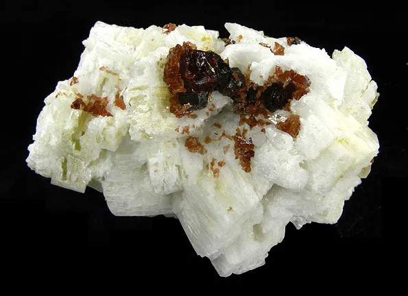 Spessartine, Albite image
